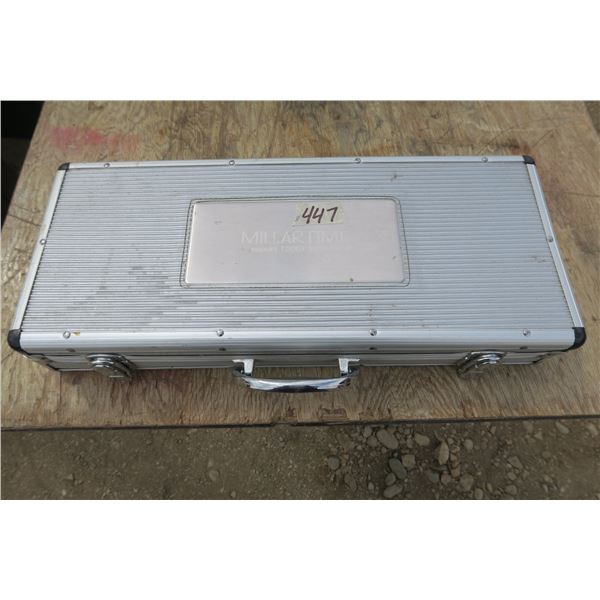 Metal Case With Coffee Supplies