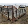 Image 2 : STEEL TRUCK DECK, WOODEN SIDES 8X12'