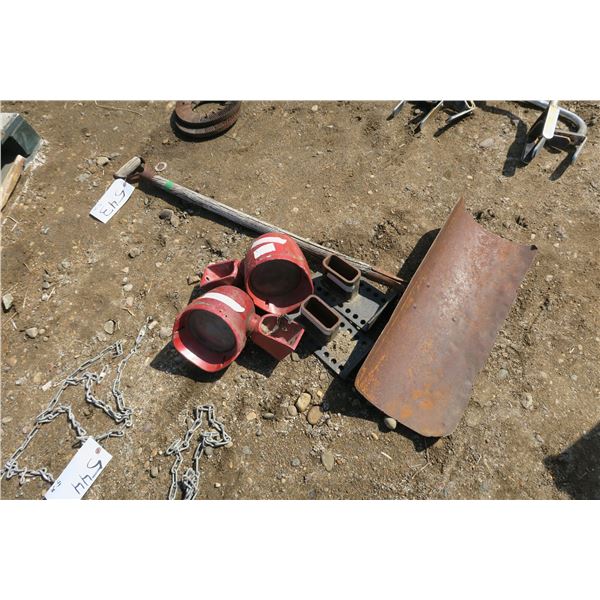 Snow Shovel, Tractor Lights and Foot Stands
