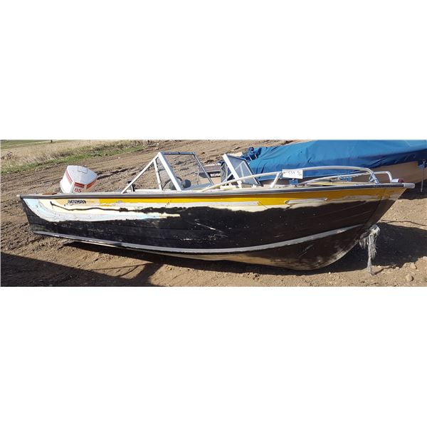 16' Alumuinium Starcraft Boat C/W 85 Johnson V4