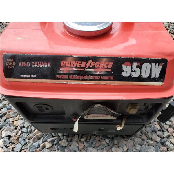 Power Force Generator 950 Watts (Running)