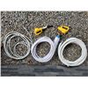 Image 1 : 2 Potable Water Supply Hoses + Like New In-Line Filter + 50' Coaxial Cable + 30amp-50amp Electrical 