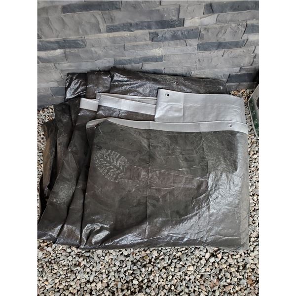 20'×50' Large Tarp - Used one winter, no holes