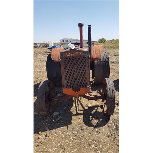 1938 Case Rubber on Steel Wheel Tractor
