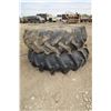 Image 2 : 2 Tractor Wheels With Tires 16.9/14-24