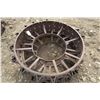 Image 3 : 2 Steel Tractor Wheels 50"