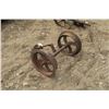 Image 1 : Steel Wheels On Axle 16"