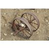 Image 1 : Steel Wheels On Axle 20"