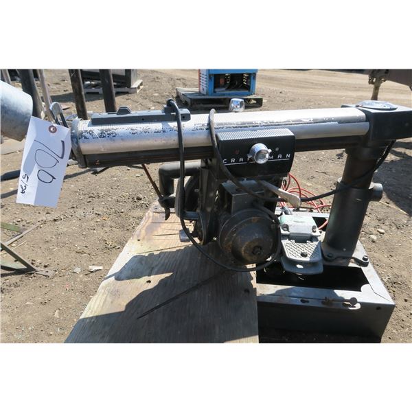 Radial Ram Saw and Stand