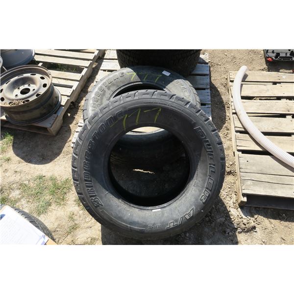 2 Bridgestone Tires - 265-70-17