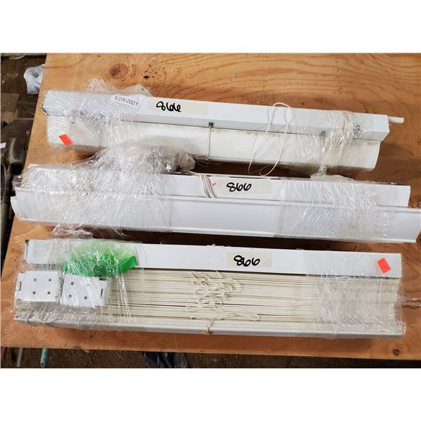 3 SET OF BLINDS 24"W 48"H