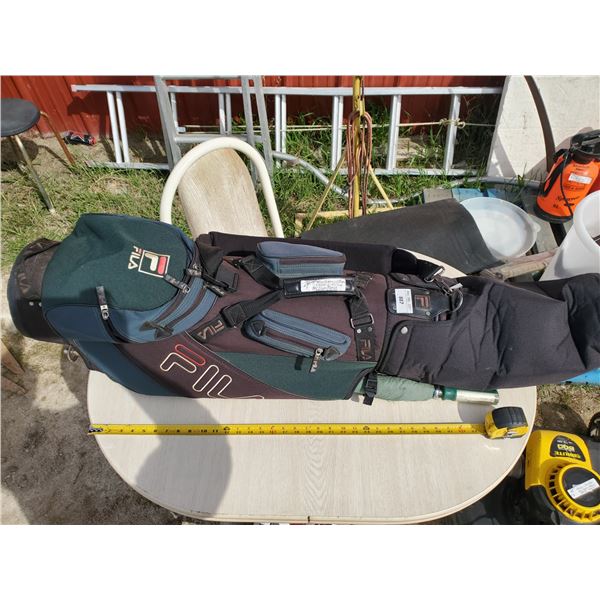 MACGREGOR MEN'S STAINLESS MX TOUR GOLF CLUBS, BAG & UMBRELLA