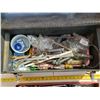 Image 3 : METAL TOOL BOX FILLED W/ TOOLS