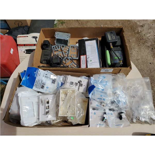 COMMUNICATIONS CONNECTORS, SATTELITE INSTALLATION HARDWARE, WALL PLATES, ETC