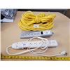 Image 1 : TWO POWER STRIPS & LOT OF ROPE