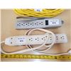 Image 3 : TWO POWER STRIPS & LOT OF ROPE