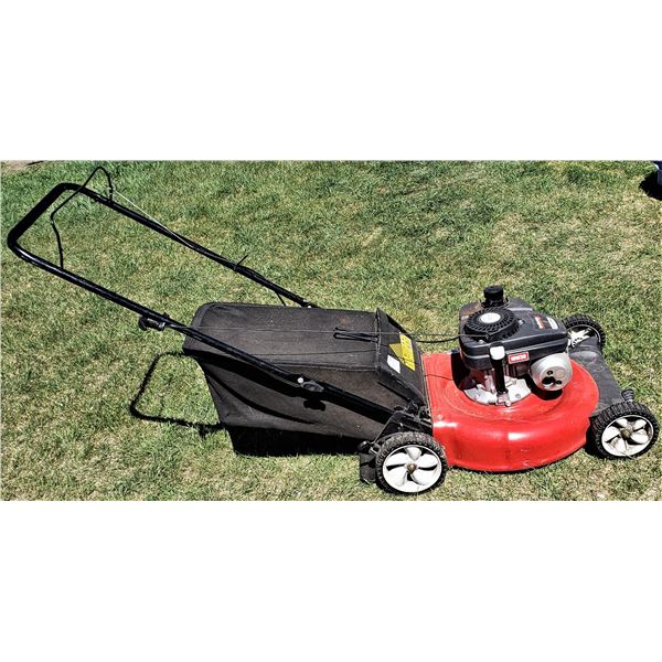Yard Machines "Powermore" rear bag lawnmower