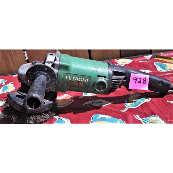 Hitachi side grinder