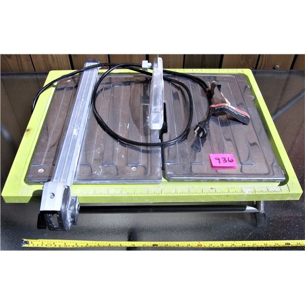 Ryobi portable wet saw, masonary, tile cutter