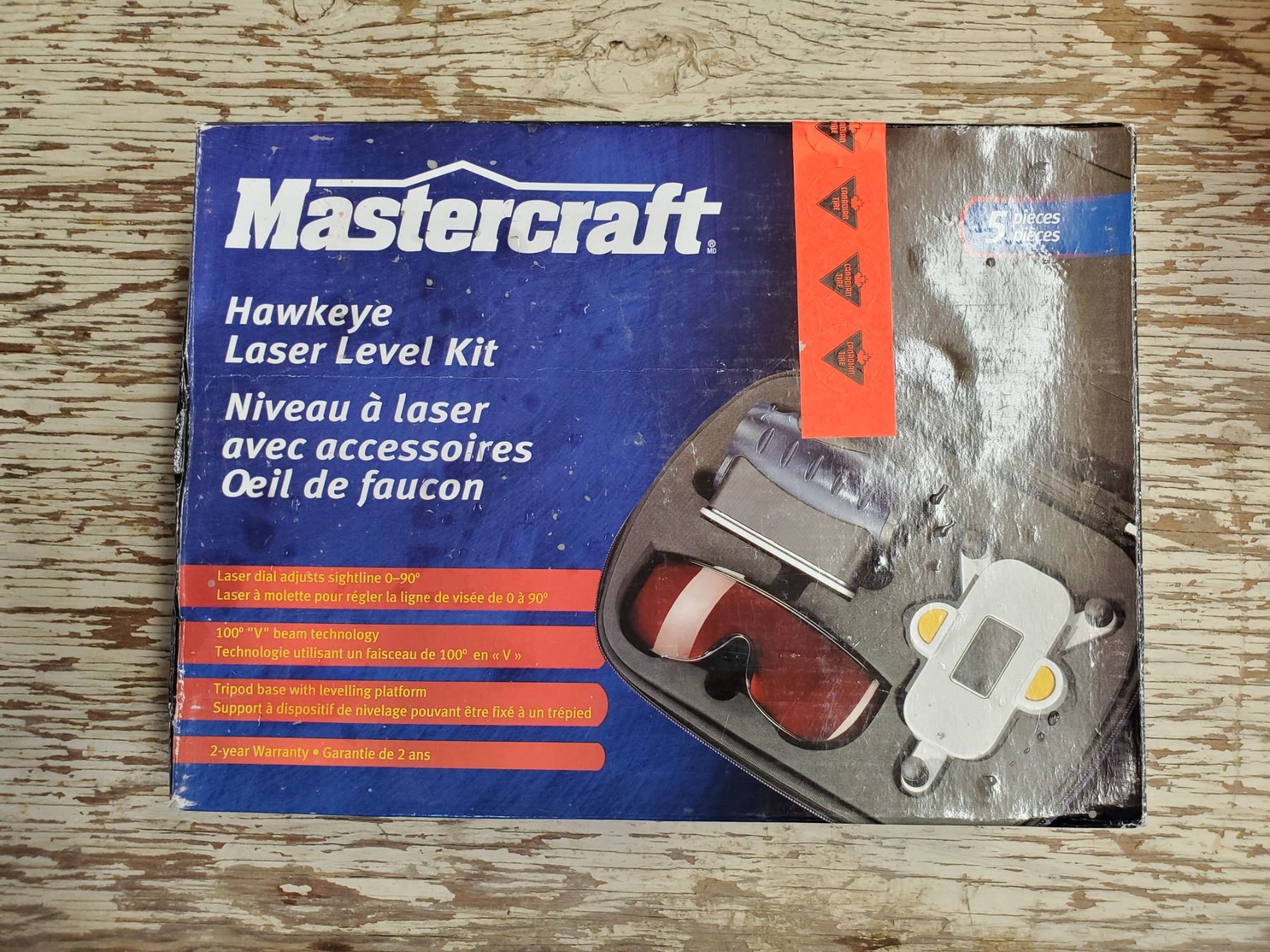 CRAFTSMAN HAWKEYE LASER LEVEL KIT Schmalz Auctions