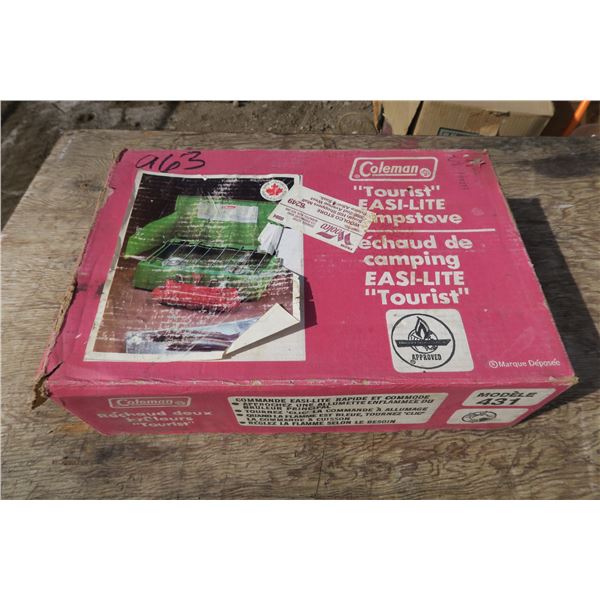 Coleman Tourist Easy-lite Portable Camp Stove "WORKS"