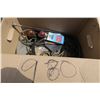 Image 1 : Box of Car Belts and Car Electrical Components