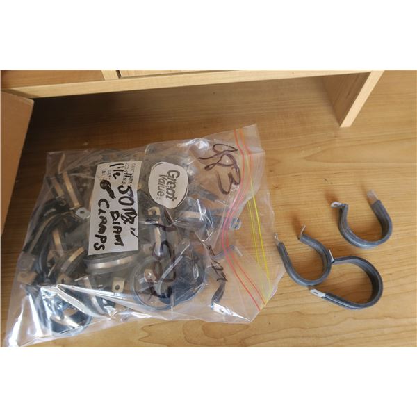 1 1/2" Diameter Clamps (Bag of 50)
