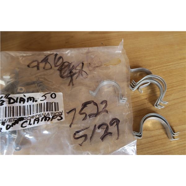 1/2" Diameter Clamps (Bag of 50)