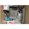 Image 9 : Box of Chevy/Chrysler Parts for Body and Interoir with Extras/Misc