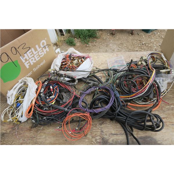 Box Full of Vehicle Electrical Wiring Cables
