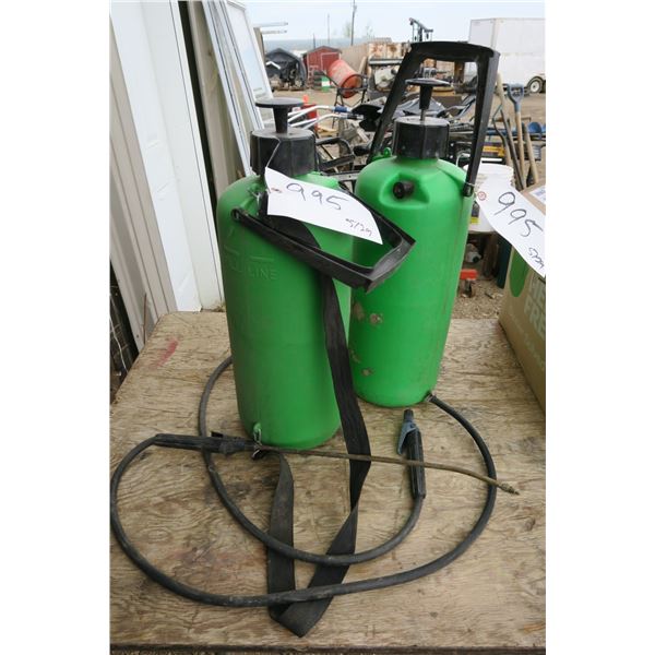 Pump Sprayer X 2 Missing 1 Wand AS IS