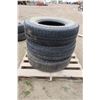 Image 5 : 1X 8 Bolt Rim and 3 Tires - Firestone 7.50-16LT - Michelin LT235/85R16 120/116R M+S -  Michelin LT23