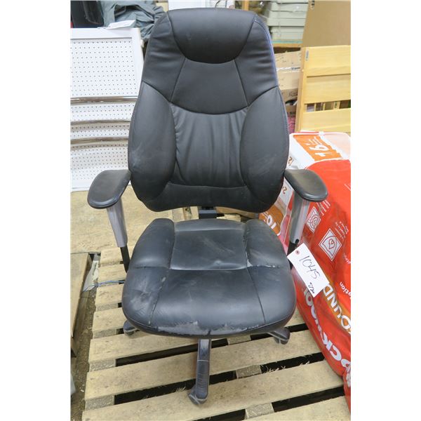 Black Leather Office Chair