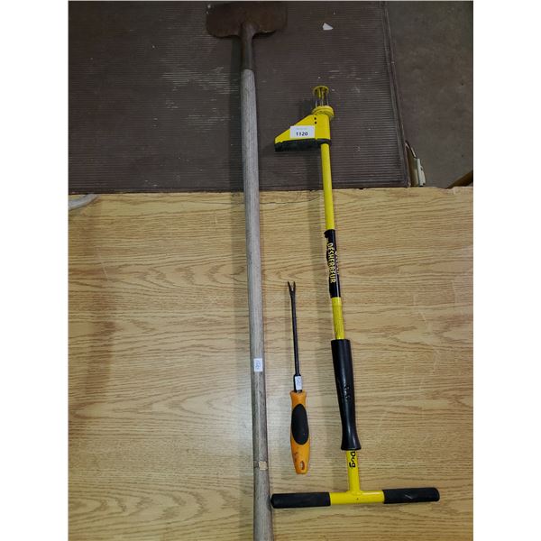 2 WEED PULLERS & ICE CHOPPER
