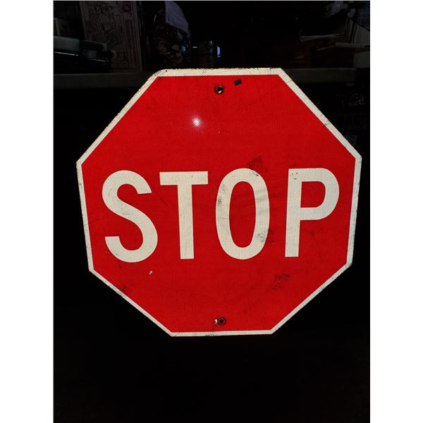 STOP SIGN 29.5"T