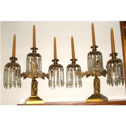 Victorian Pair of Girandoles