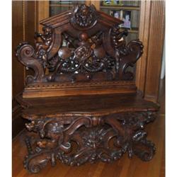 Victorian Hall Bench
