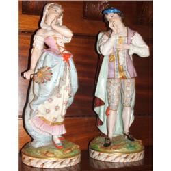 2 Continental Statues