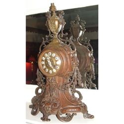 Bronze Mantel Clock