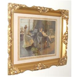 Albert Herter Lithograph