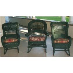 Outdoor Wicker Set- Nine Pieces