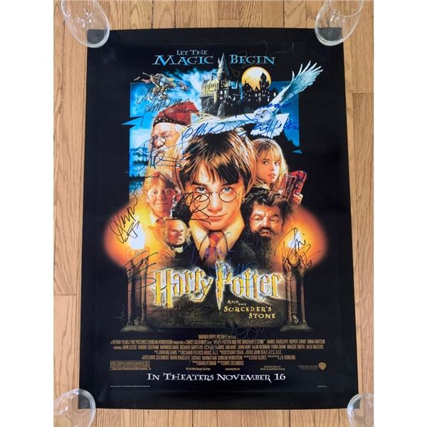 Signed The Sorcerer's Stone Movie Poster