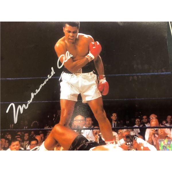 Signed Muhammad Ali Photo