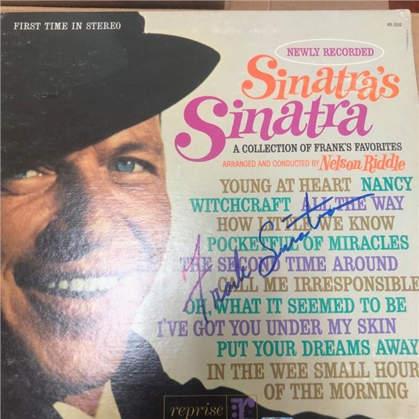 Signed Frank Sinatra Sinatra's Sinatra Album Cover