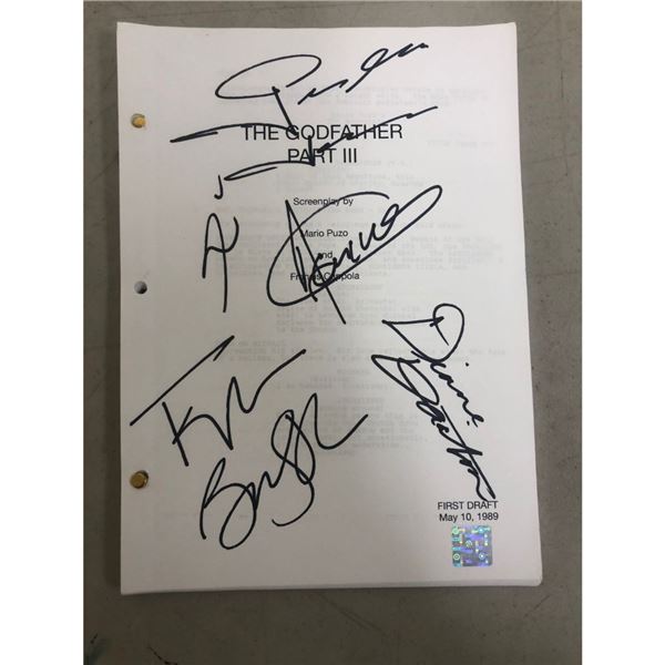 Signed Godfather 3 Script