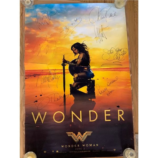 Signed Wonder Woman Movie Poster