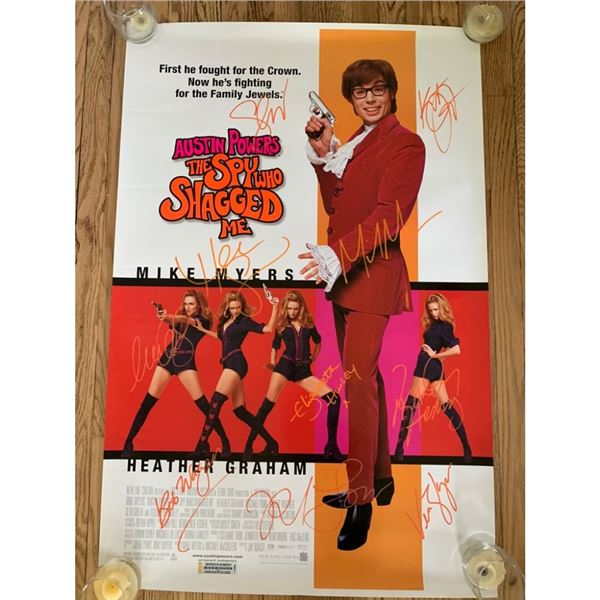 Signed Austin Powers Movie Poster