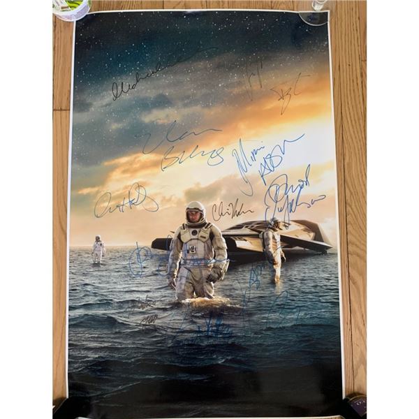 Signed Interstellar Movie Poster