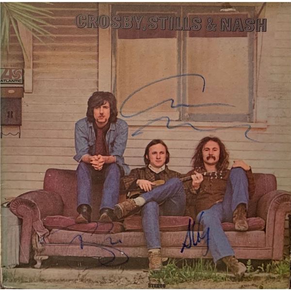 Signed Crosby, Stills & Nash Album Cover