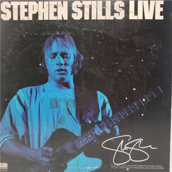 Signed Stephen Stills Live Album Cover